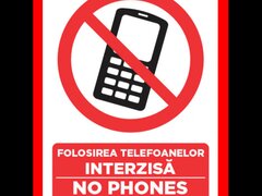 placuta folosirea telefoanelor interzisa no phones allowed